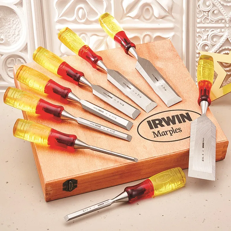 Irwin Marples M373 Split Proof Wood Chisel 8pc Set XMS24CHISEL8 